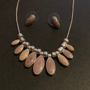Necklace and earring set